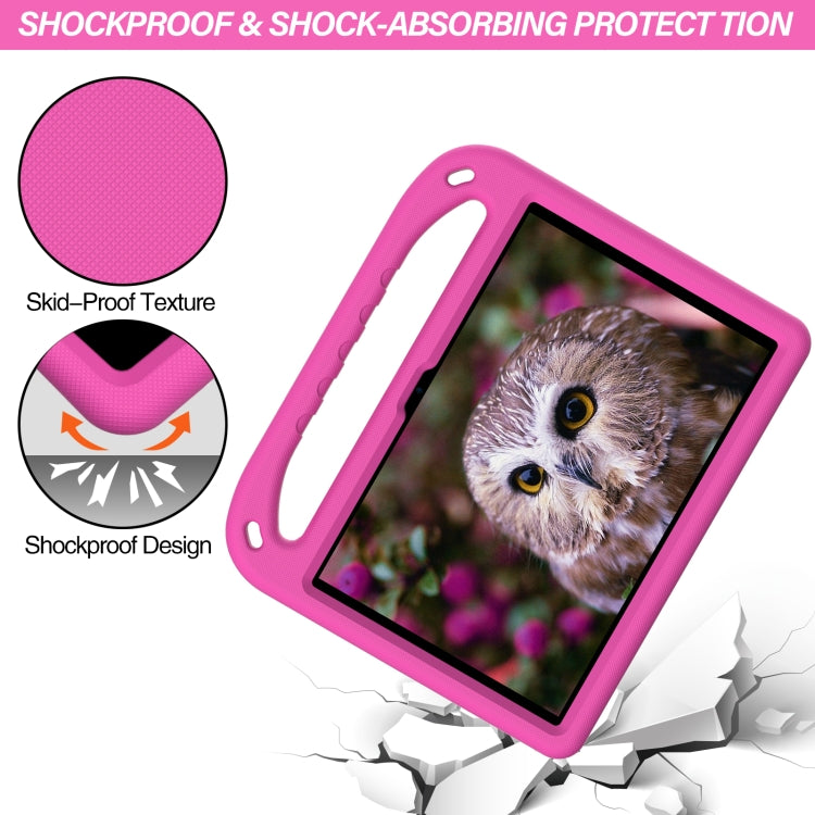 For Honor Pad X8 Handle Portable EVA Shockproof Tablet Case(Rose Red)