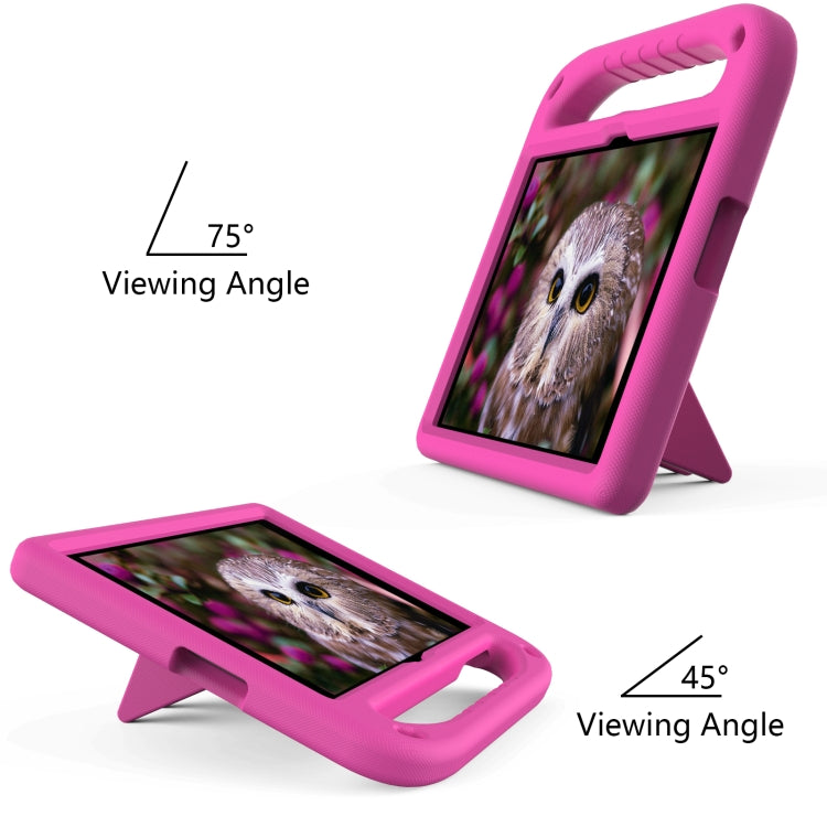 For Honor Pad X8 Handle Portable EVA Shockproof Tablet Case(Rose Red)