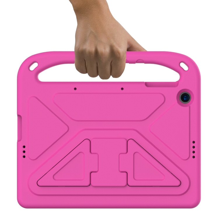 For Honor Pad X8 Handle Portable EVA Shockproof Tablet Case(Rose Red)