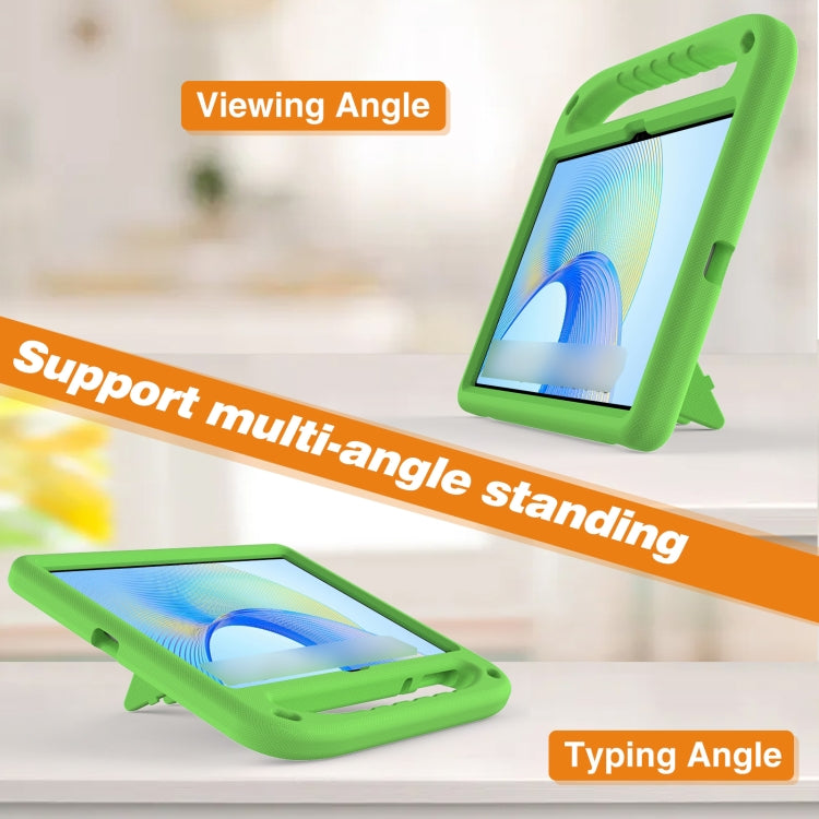 For Honor Pad X9 / X8 Pro Handle EVA Shockproof Tablet Case with Holder(Green)