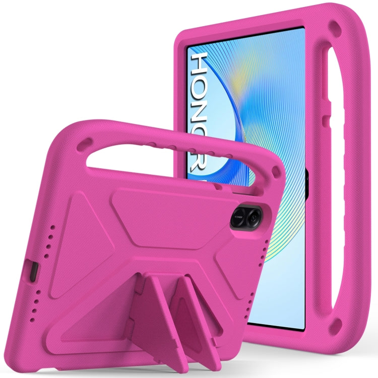 For Honor Pad X9 / X8 Pro Handle Portable EVA Shockproof Tablet Case(Rose Red)