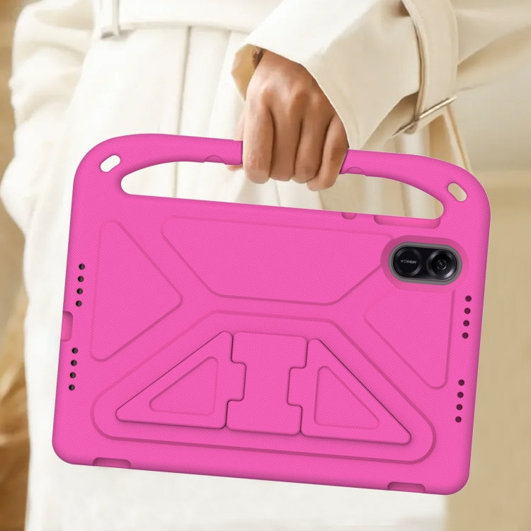 For Honor Pad X9 / X8 Pro Handle Portable EVA Shockproof Tablet Case(Rose Red)