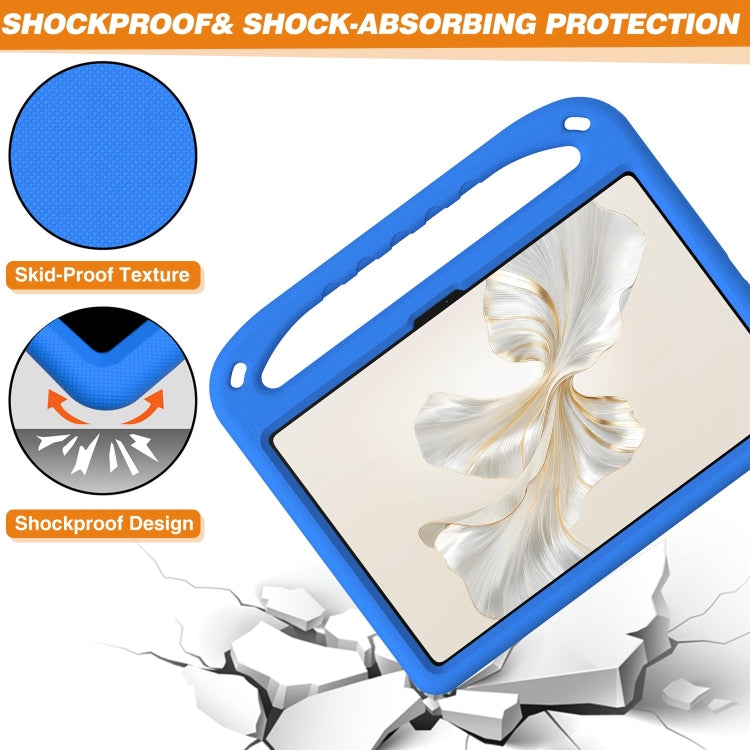For Honor Pad 9 Handle EVA Shockproof Tablet Case with Holder(Blue)