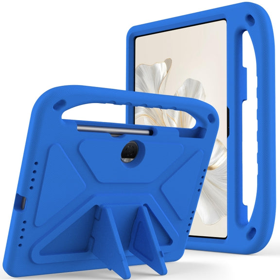 For Honor Pad 9 Handle EVA Shockproof Tablet Case with Holder(Blue)