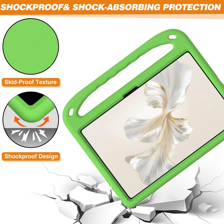 For Honor Pad 9 Handle Portable EVA Shockproof Tablet Case(Green)