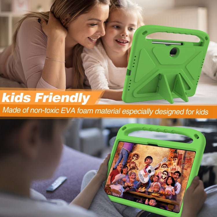 For Honor Pad 9 Handle Portable EVA Shockproof Tablet Case(Green)