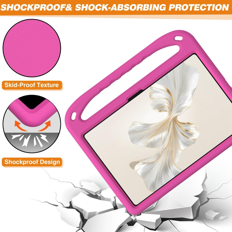 For Honor Pad 9 Handle Portable EVA Shockproof Tablet Case(Rose Red)