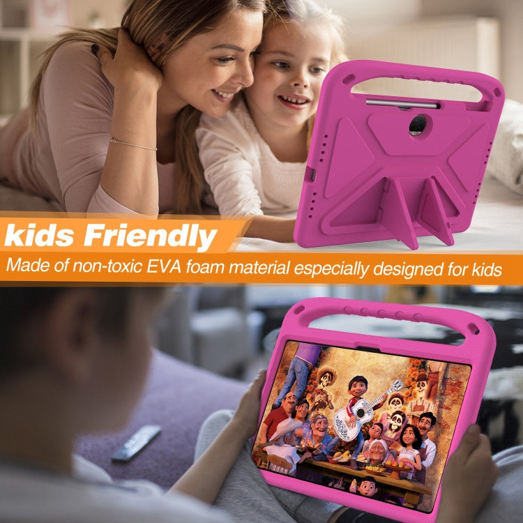 For Honor Pad 9 Handle Portable EVA Shockproof Tablet Case(Rose Red)