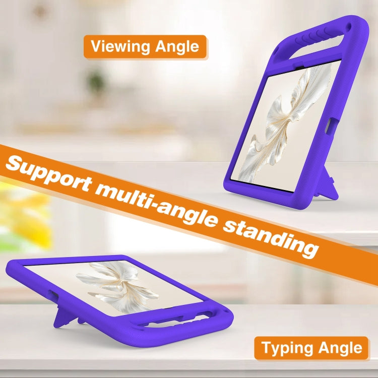 For Honor Pad 9 Handle Portable EVA Shockproof Tablet Case(Purple)