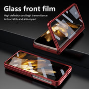 For OPPO Find N3 / OnePlus Open Integrated Frosted Electroplating Full Coverage Phone Case(Red)