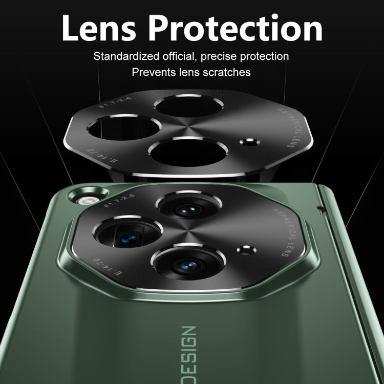 For OPPO Find N3 / OnePlus Open Integrated Frosted Electroplating Full Coverage Phone Case(Green)