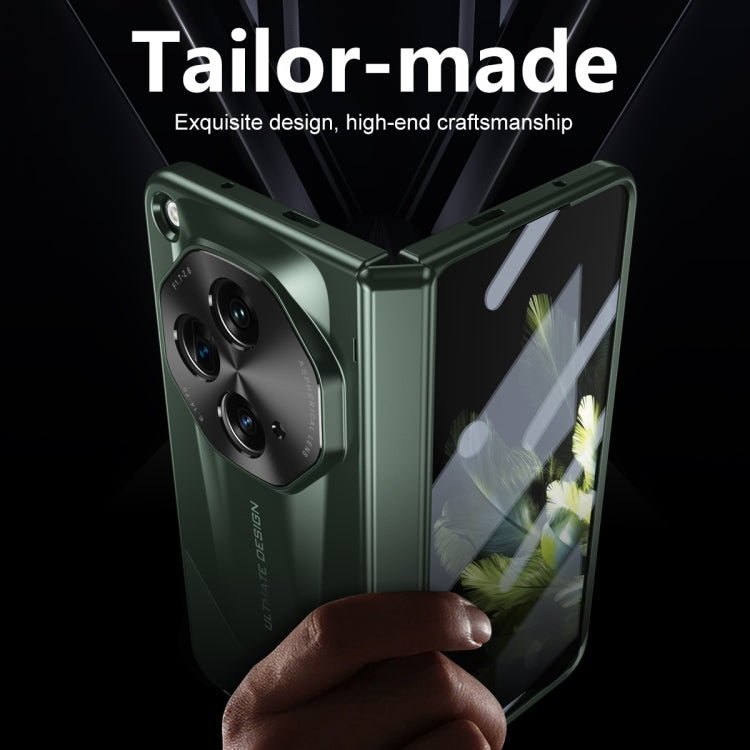 For OPPO Find N3 / OnePlus Open Integrated Frosted Electroplating Full Coverage Phone Case(Green)