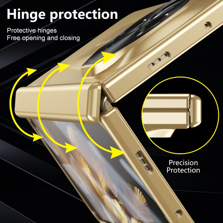 For OPPO Find N3 / OnePlus Open Integrated Frosted Electroplating Full Coverage Phone Case(Gold)
