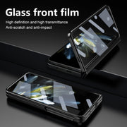 For OPPO Find N3 / OnePlus Open Integrated Frosted Electroplating Full Coverage Phone Case with Pen/Pen Slots(Green)