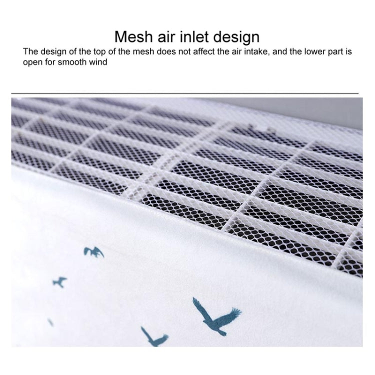 Do Not Take Dust-proof And Anti Direct Blowing Simple Wind Hanging Machine Air Conditioner Moon Cover, Size:Width 86 �� Thickness 20 �� Height 90cm(Flamingo)