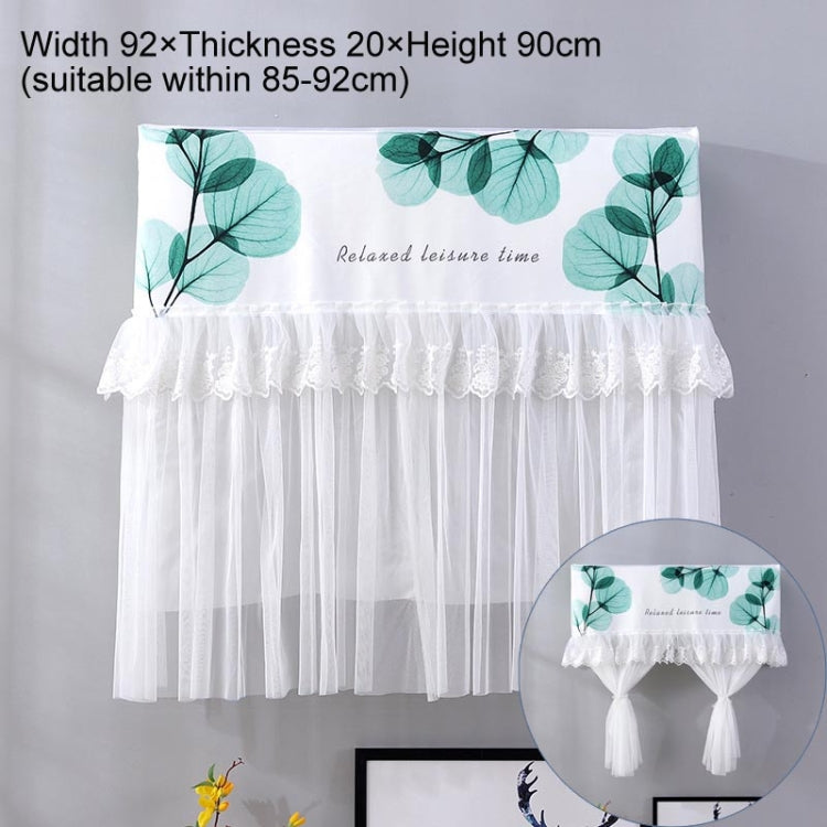 Do Not Take Dust-proof And Anti Direct Blowing Simple Wind Hanging Machine Air Conditioner Moon Cover, Size:Width 98 �� Thickness 20 �� Height 90cm(Round Leaf)