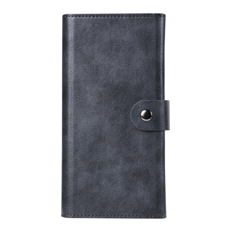 For iPhone 13 Pro Max ViLi GV Series MagSafe Magnetic Zipper Leather Phone Case(Black)