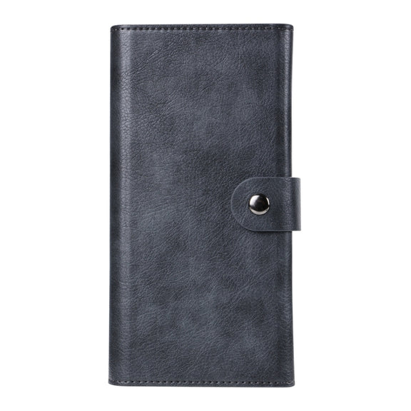 For iPhone 15 Pro Max ViLi GV Series MagSafe Magnetic Zipper Leather Phone Case(Black)