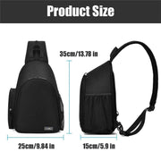 Cwatcun D17 Camera Shoulder Crossbody Backpack(Black)