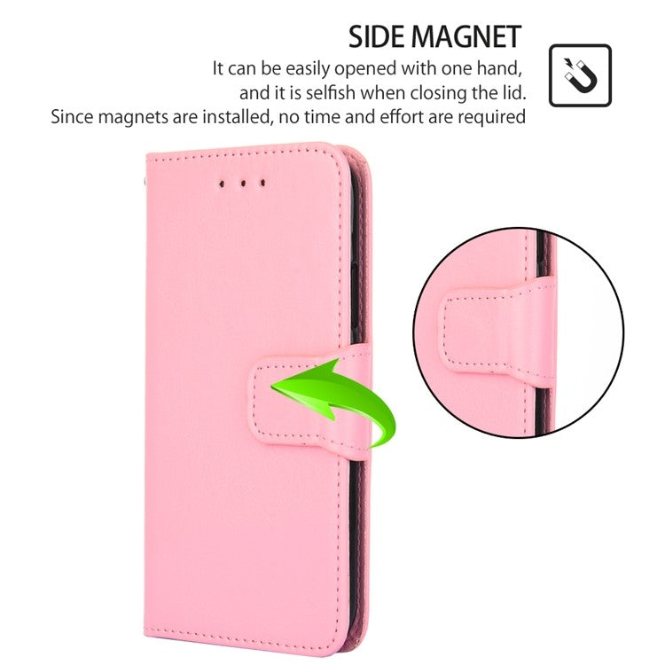 For Motorola Moto G Play 4G 2024 Crystal Texture Leather Phone Case(Pink)