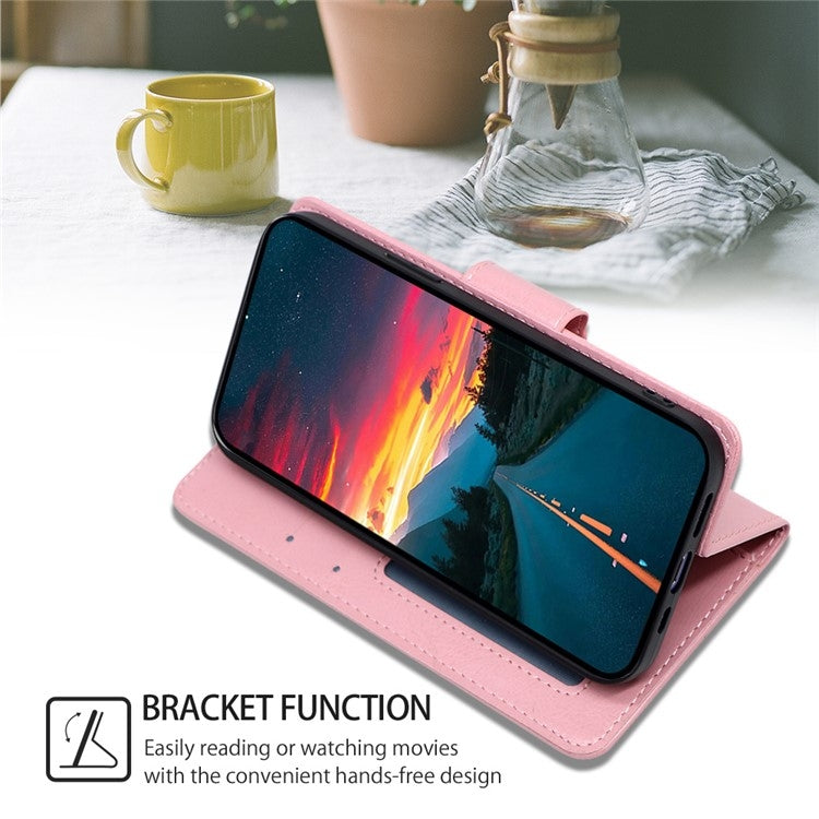 For Motorola Moto G Play 4G 2024 Crystal Texture Leather Phone Case(Pink)