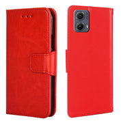 For Motorola Edge 5G 2024 Crystal Texture Leather Phone Case(Red)