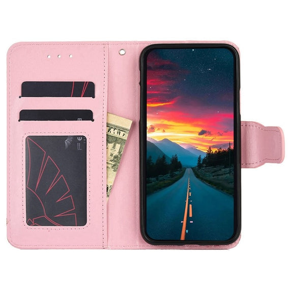 For Motorola Edge 5G 2024 Crystal Texture Leather Phone Case(Pink)