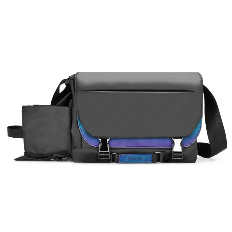 Cwatcun D85 Camera Bag Side Quick Access Camera Messenger Case Water-resistant Bag, Size:32 x 14 x 24cm Medium(Black)