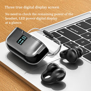 G91 Ear Clip Bone Conduction TWS Noise Reduction Bluetooth Earphone(Green)