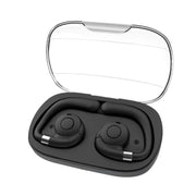 HF02 Ear Clip Bone Conduction TWS Noise Reduction Bluetooth Earphone(Black)