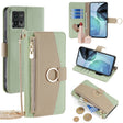 For Motorola Moto G72 4G Crossbody Litchi Texture Leather Phone Case(Green) - Motorola Cases by PMC TechLife | Online Shopping South Africa | PMC TechLife | Buy Now Pay Later Mobicred