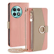 For OnePlus Ace 2 Pro Crossbody Litchi Texture Leather Phone Case(Pink) - OnePlus Cases by PMC TechLife | Online Shopping South Africa | PMC TechLife | Buy Now Pay Later Mobicred