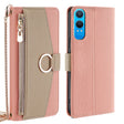 For OnePlus Nord CE 4 Lite 5G Crossbody Litchi Texture Leather Phone Case(Pink) - OnePlus Cases by PMC TechLife | Online Shopping South Africa | PMC TechLife | Buy Now Pay Later Mobicred