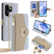 For Tecno Camon 20 Premier 5G Crossbody Litchi Texture Leather Phone Case(Blue) - Tecno Cases by PMC TechLife | Online Shopping South Africa | PMC TechLife | Buy Now Pay Later Mobicred