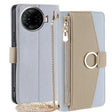 For Tecno Camon 30 Pro 5G Crossbody Litchi Texture Leather Phone Case(Blue) - Tecno Cases by PMC TechLife | Online Shopping South Africa | PMC TechLife | Buy Now Pay Later Mobicred