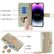 For Nokia C300 4G Crossbody Litchi Texture Leather Phone Case(Green)