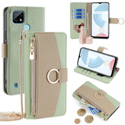 For Nokia C21 Crossbody Litchi Texture Leather Phone Case(Green)