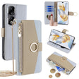 For Honor 90 Pro 5G Crossbody Litchi Texture Leather Phone Case(Blue) - Honor Cases by PMC TechLife | Online Shopping South Africa | PMC TechLife | Buy Now Pay Later Mobicred