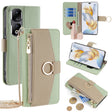 For Honor 90 Pro 5G Crossbody Litchi Texture Leather Phone Case(Green) - Honor Cases by PMC TechLife | Online Shopping South Africa | PMC TechLife | Buy Now Pay Later Mobicred