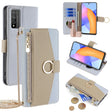 For Honor 10X Lite Crossbody Litchi Texture Leather Phone Case(Blue) - Honor Cases by PMC TechLife | Online Shopping South Africa | PMC TechLife | Buy Now Pay Later Mobicred