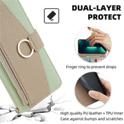 For Honor Magic5 Crossbody Litchi Texture Leather Phone Case(Green)