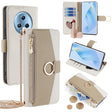 For Honor Magic5 Crossbody Litchi Texture Leather Phone Case(White) - Honor Cases by PMC TechLife | Online Shopping South Africa | PMC TechLife | Buy Now Pay Later Mobicred