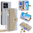 For Honor X8a Crossbody Litchi Texture Leather Phone Case(Blue) - Honor Cases by PMC TechLife | Online Shopping South Africa | PMC TechLife | Buy Now Pay Later Mobicred