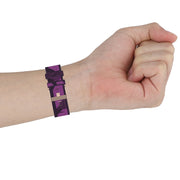 20mm Universal Stripe Weave Nylon Watch Band(Purple)