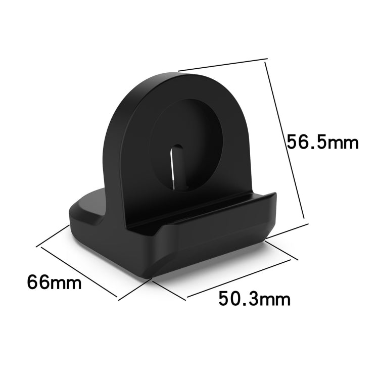 For Google Pixel Watch 2 Smart Watch Silicone Charging Bracket without Charger(Black)