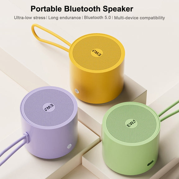 EWA A127 Outdoor IPX5 Water-resistant Portable Mini TWS Wireless Bluetooth Speaker(Yellow)