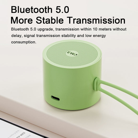 EWA A127 Outdoor IPX5 Water-resistant Portable Mini TWS Wireless Bluetooth Speaker(Silver)
