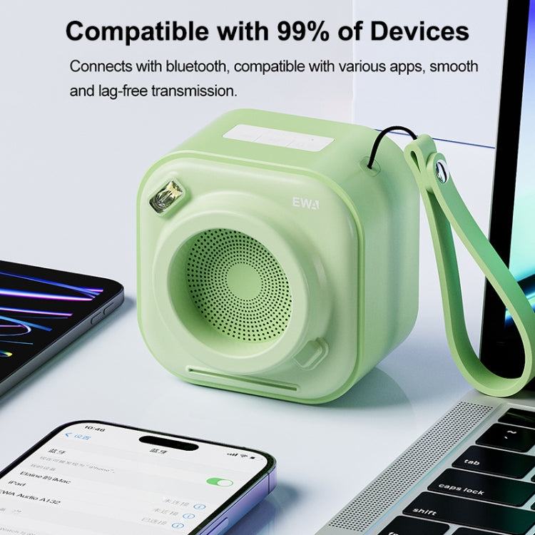 EWA A132 Portable Mini Stereo Wireless Bluetooth Speaker(Purple)