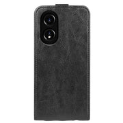 For OPPO A58 4G R64 Texture Single Vertical Flip Leather Phone Case(Black)