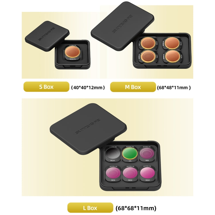 For DJI OSMO Pocket 3 Sunnylife Camera Lens Magnetic Metal Filter, Filter:4 in 1 MCUV CPL ND32/64